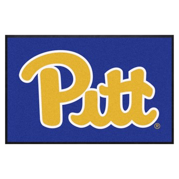 Picture of Pitt Panthers 4X6 Logo Mat - Landscape