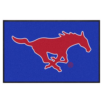 Picture of SMU Mustangs 4X6 Logo Mat - Landscape