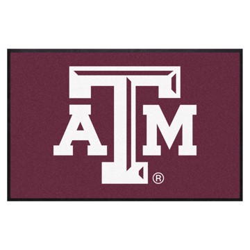 Picture of Texas A&M Aggies 4X6 Logo Mat - Landscape