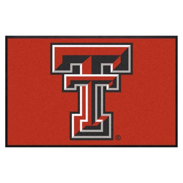 Picture of Texas Tech 4X6 High-Traffic Mat with Durable Rubber Backing