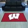 Picture of Wisconsin Badgers 4X6 Logo Mat - Landscape