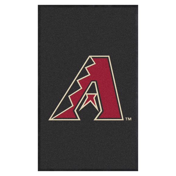 Picture of Arizona Diamondbacks 3X5 High-Traffic Mat with Durable Rubber Backing