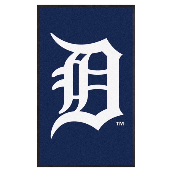 Picture of Detroit Tigers 3X5 High-Traffic Mat with Durable Rubber Backing