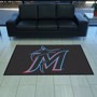Picture of Miami Marlins 4X6 High-Traffic Mat with Durable Rubber Backing