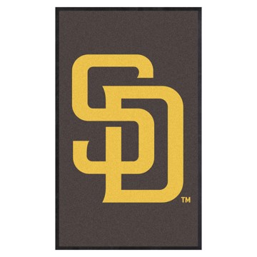 Picture of San Diego Padres 3X5 High-Traffic Mat with Durable Rubber Backing