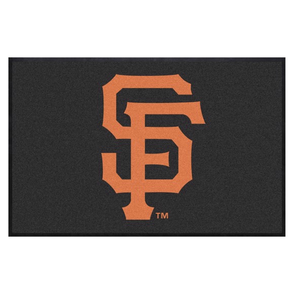 Picture of San Francisco Giants 4X6 High-Traffic Mat with Durable Rubber Backing