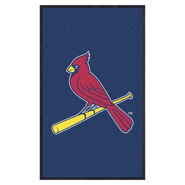 Picture of St. Louis Cardinals 3X5 High-Traffic Mat with Durable Rubber Backing