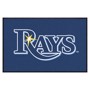 Picture of Tampa Bay Rays 4X6 High-Traffic Mat with Durable Rubber Backing