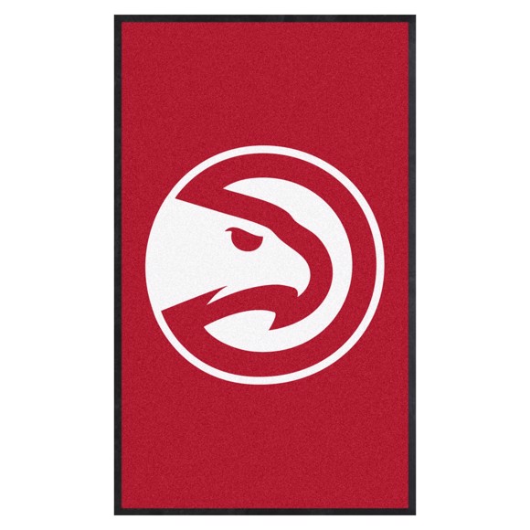 Picture of Atlanta Hawks 3X5 High-Traffic Mat with Durable Rubber Backing