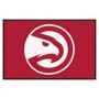 Picture of Atlanta Hawks 4X6 High-Traffic Mat with Durable Rubber Backing