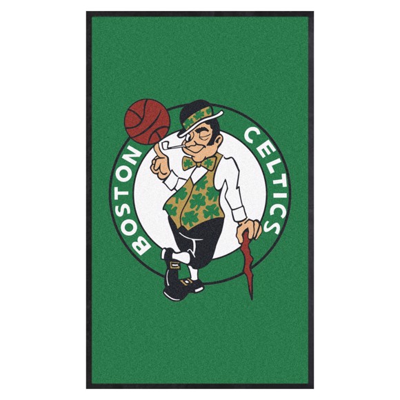 Picture of Boston Celtics 3X5 High-Traffic Mat with Durable Rubber Backing