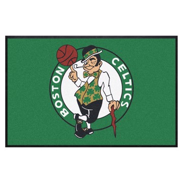 Picture of Boston Celtics 4X6 High-Traffic Mat with Rubber Backing