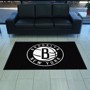 Picture of Brooklyn Nets 4X6 High-Traffic Mat with Durable Rubber Backing