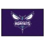 Picture of Charlotte Hornets 4X6 High-Traffic Mat with Durable Rubber Backing