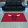 Picture of Chicago Bulls 4X6 High-Traffic Mat with Durable Rubber Backing