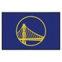 Picture of Golden State Warriors 4X6 High-Traffic Mat with Durable Rubber Backing