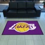 Picture of Los Angeles Lakers 4X6 High-Traffic Mat with Durable Rubber Backing