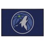 Picture of Minnesota Timberwolves 4X6 High-Traffic Mat with Durable Rubber Backing