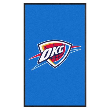 Picture of Oklahoma City Thunder 3X5 High-Traffic Mat with Rubber Backing