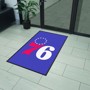 Picture of Philadelphia 76ers 3X5 High-Traffic Mat with Durable Rubber Backing