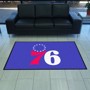 Picture of Philadelphia 76ers 4X6 High-Traffic Mat with Durable Rubber Backing