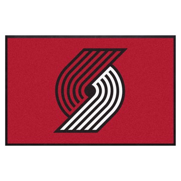 Picture of Portland Trail Blazers 4X6 High-Traffic Mat with Durable Rubber Backing