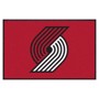 Picture of Portland Trail Blazers 4X6 High-Traffic Mat with Rubber Backing
