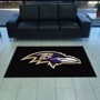 Picture of Baltimore Ravens 4X6 High-Traffic Mat with Durable Rubber Backing