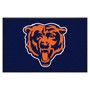 Picture of Chicago Bears 4X6 High-Traffic Mat with Durable Rubber Backing