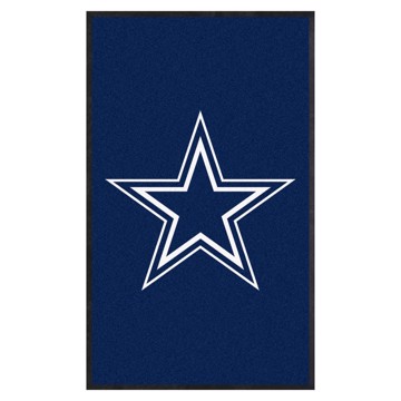 Picture of Dallas Cowboys 3X5 High-Traffic Mat with Durable Rubber Backing