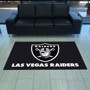 Picture of Las Vegas Raiders 4X6 High-Traffic Mat with Durable Rubber Backing