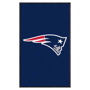 Picture of New England Patriots 3X5 High-Traffic Mat with Durable Rubber Backing