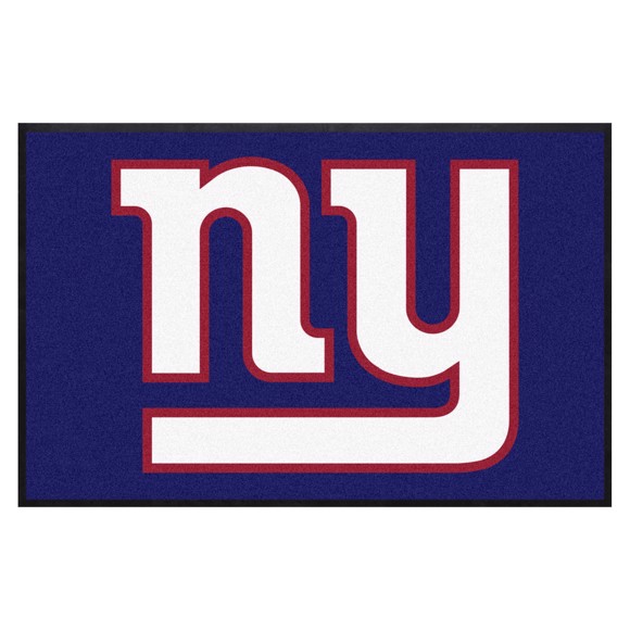 Picture of New York Giants 4X6 High-Traffic Mat with Durable Rubber Backing