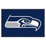 Picture of Seattle Seahawks 4X6 High-Traffic Mat with Durable Rubber Backing