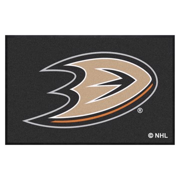 Picture of Anaheim Ducks 4X6 High-Traffic Mat with Rubber Backing