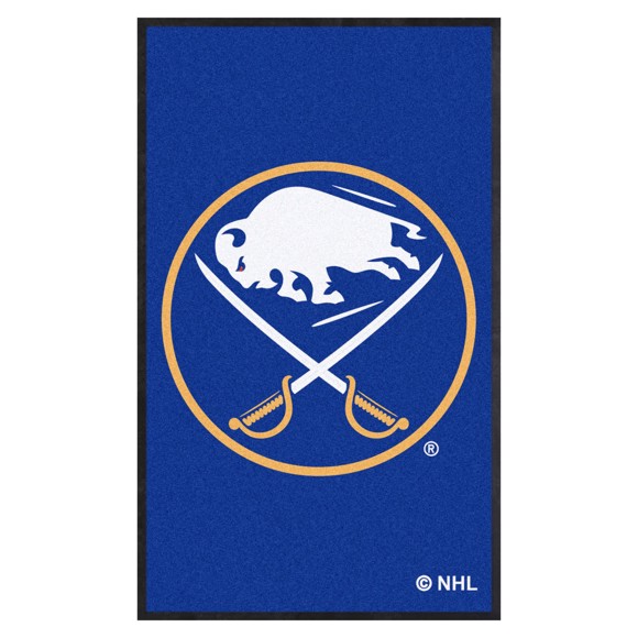 Picture of Buffalo Sabres 3X5 High-Traffic Mat with Durable Rubber Backing