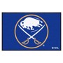 Picture of Buffalo Sabres 4X6 High-Traffic Mat with Durable Rubber Backing