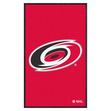 Picture of Carolina Hurricanes 3X5 High-Traffic Mat with Rubber Backing
