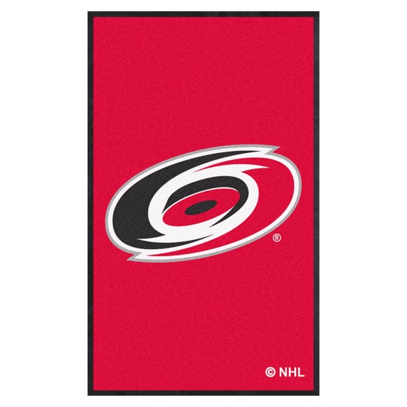 Picture of Carolina Hurricanes 3X5 High-Traffic Mat with Durable Rubber Backing
