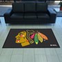 Picture of Chicago Blackhawks 4X6 High-Traffic Mat with Durable Rubber Backing