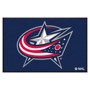 Picture of Columbus Blue Jackets 4X6 High-Traffic Mat with Durable Rubber Backing