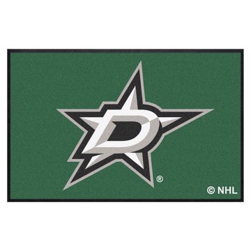 Picture of Dallas Stars 4X6 High-Traffic Mat with Rubber Backing
