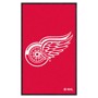 Picture of Detroit Red Wings 3X5 High-Traffic Mat with Durable Rubber Backing