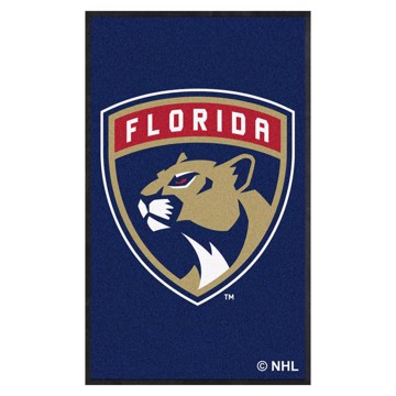 Picture of Florida Panthers 3X5 High-Traffic Mat with Rubber Backing