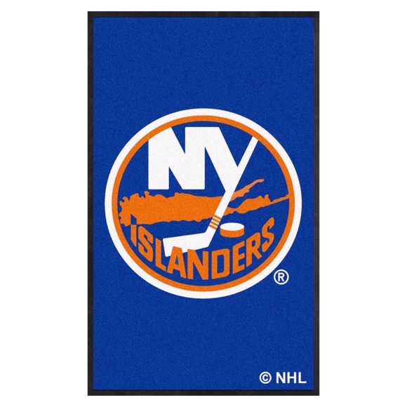 Picture of New York Islanders 3X5 High-Traffic Mat with Durable Rubber Backing
