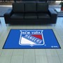 Picture of New York Rangers 4X6 High-Traffic Mat with Rubber Backing