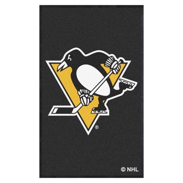 Picture of Pittsburgh Penguins 3X5 High-Traffic Mat with Rubber Backing