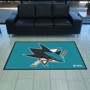 Picture of San Jose Sharks 4X6 High-Traffic Mat with Rubber Backing
