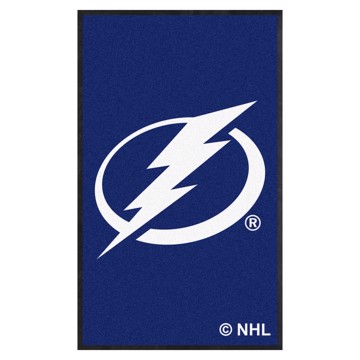 Picture of Tampa Bay Lightning 3X5 High-Traffic Mat with Rubber Backing