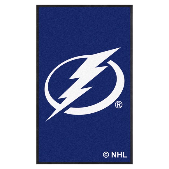 Picture of Tampa Bay Lightning 3X5 High-Traffic Mat with Durable Rubber Backing